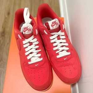 Nike Air Force (Men) Red color Size US7.5